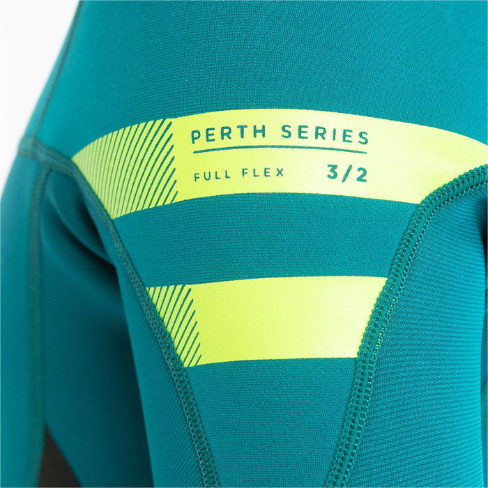 2024 Jobe Hombres Perth 3/2mm Back Zip Shorty Neopreno 30362100 - Teal